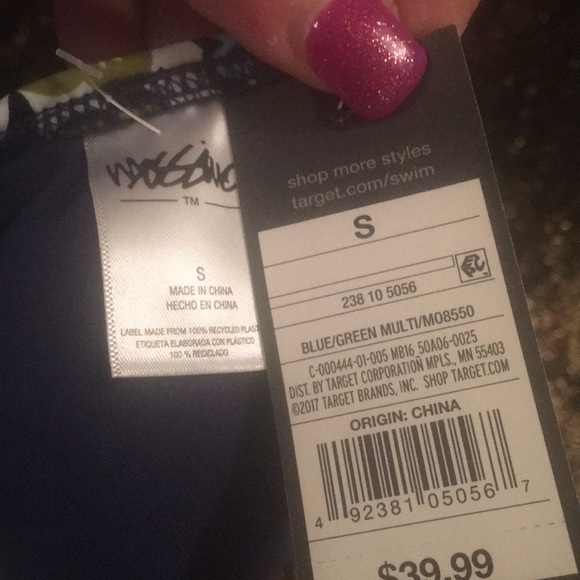 Mossimo size Small One Piece bathing suit NWT - Picture 8 of 8